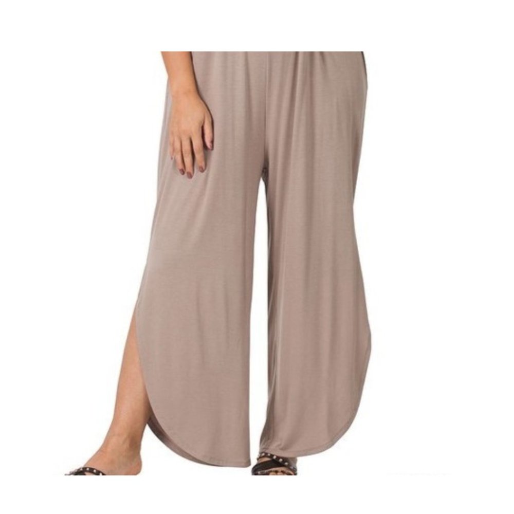 JUMPSUIT SLEEVELESS JUMPSUIT WITH POCKETS - ASH MOCHA 2X - Picture 5 of 7